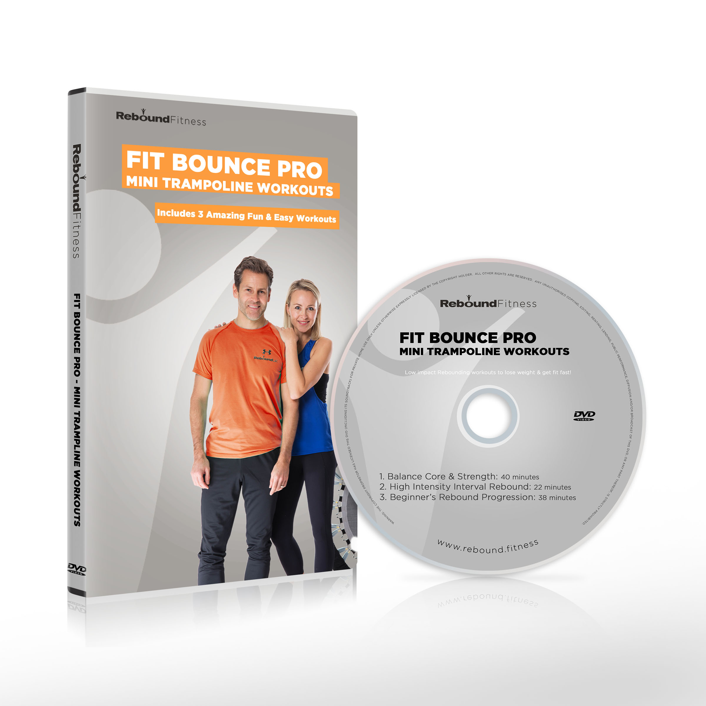 Fit Bounce Pro Mini Trampoline Exercise